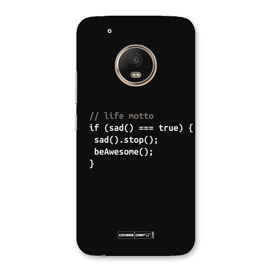 Programmers Life Back Case for Moto G5 Plus