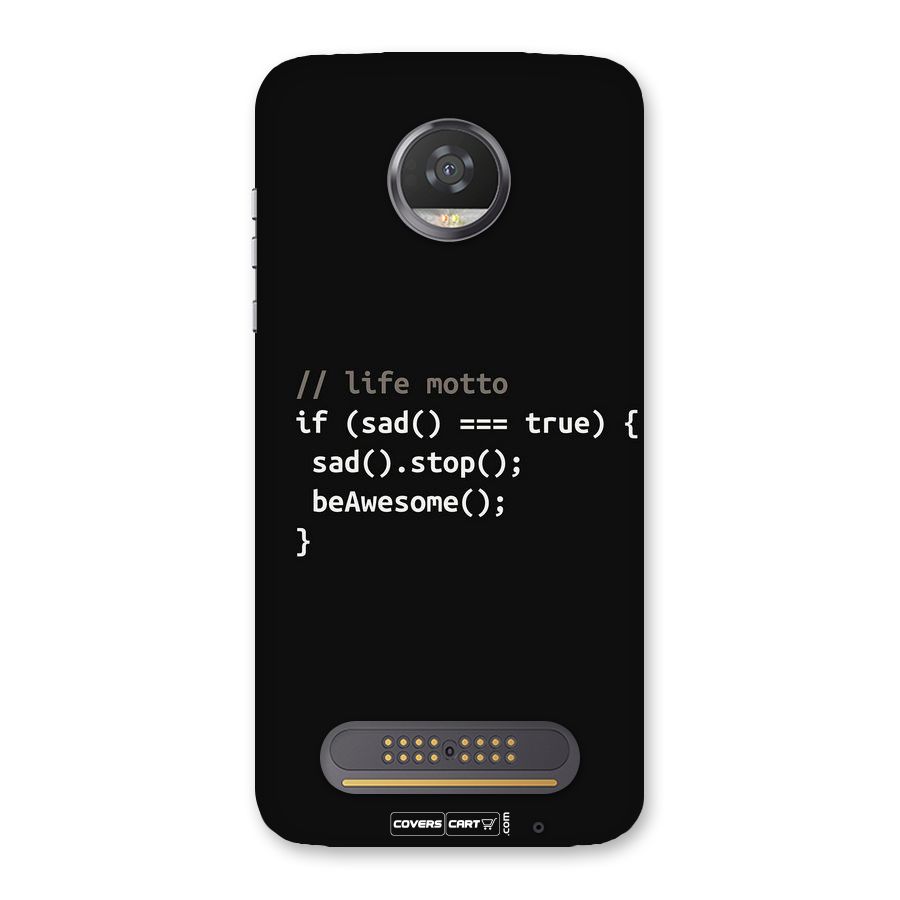 Programmers Life Back Case for Moto Z2 Play