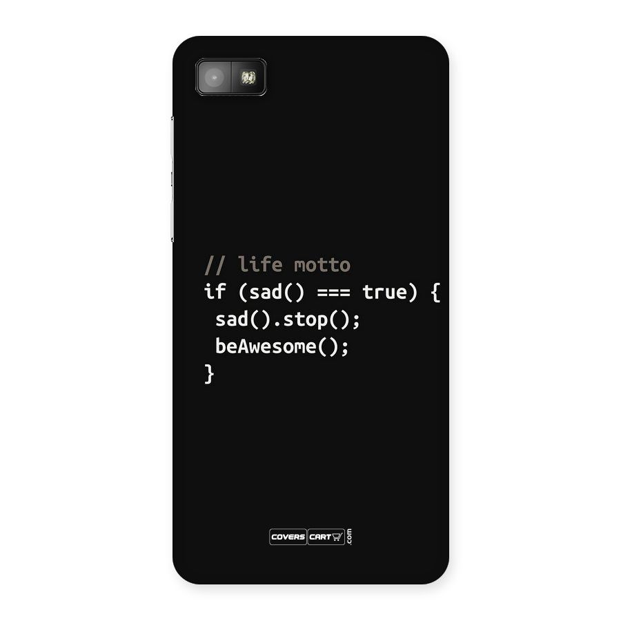 Programmers Life Back Case for Blackberry Z10