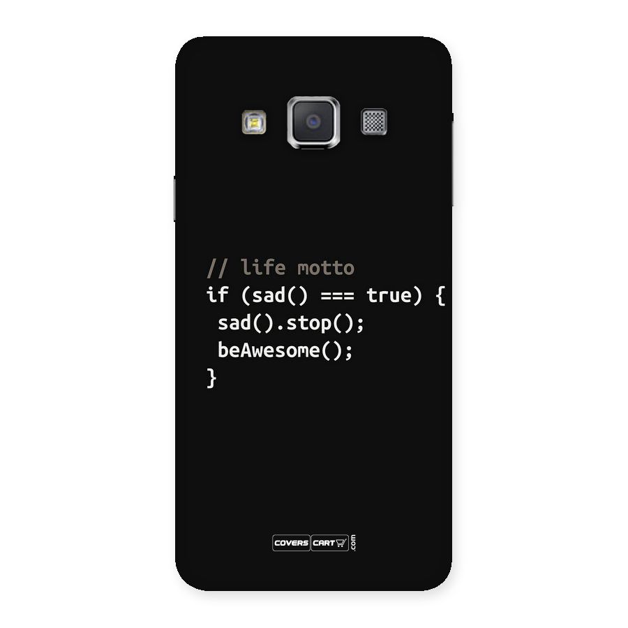 Programmers Life Back Case for Galaxy A3