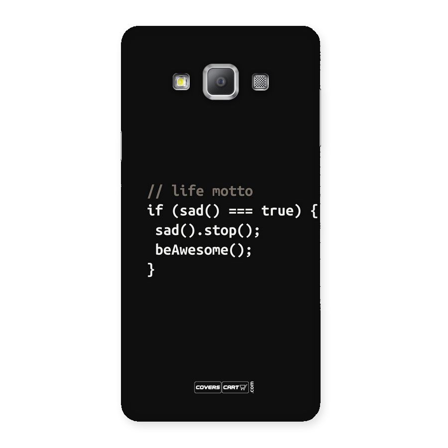 Programmers Life Back Case for Galaxy A7