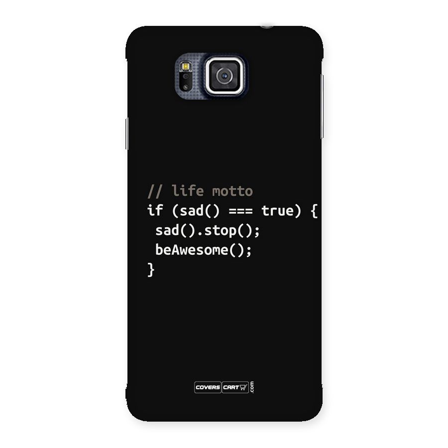 Programmers Life Back Case for Galaxy Alpha