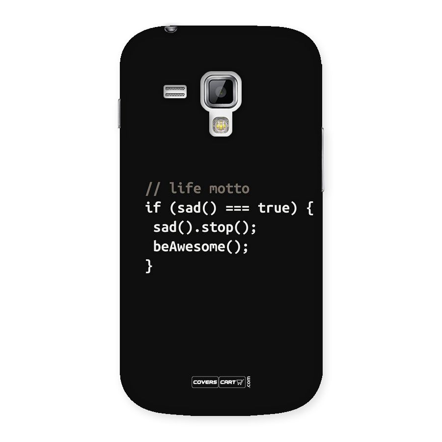 Programmers Life Back Case for Galaxy S Duos