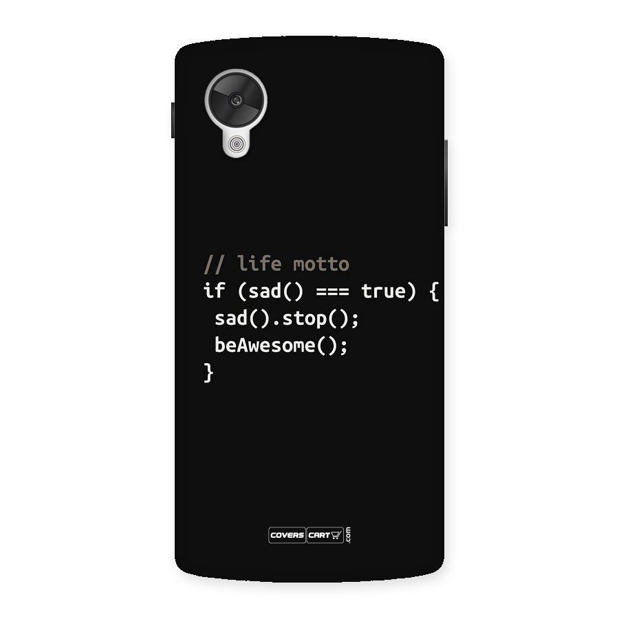 Programmers Life Back Case for Google Nexsus 5