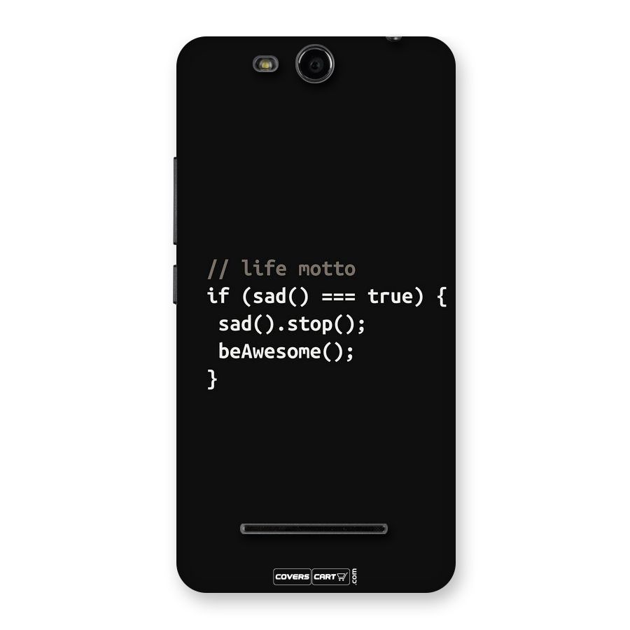Programmers Life Back Case for Micromax Canvas Juice 3 Q392