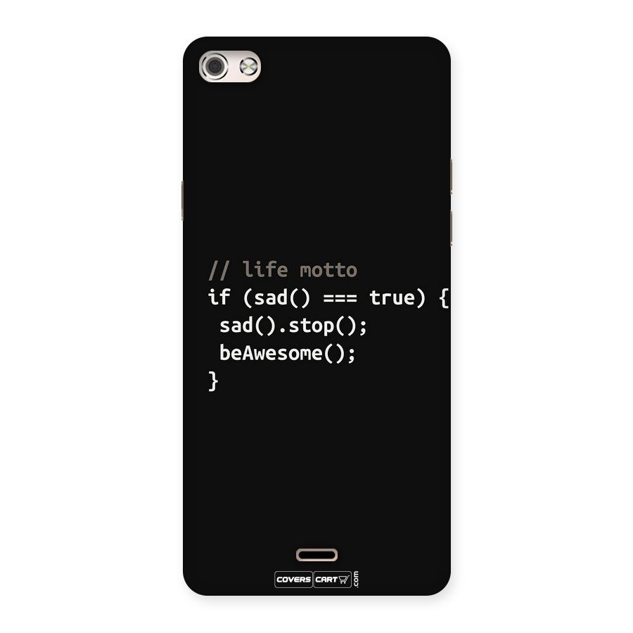 Programmers Life Back Case for Micromax Canvas Silver 5