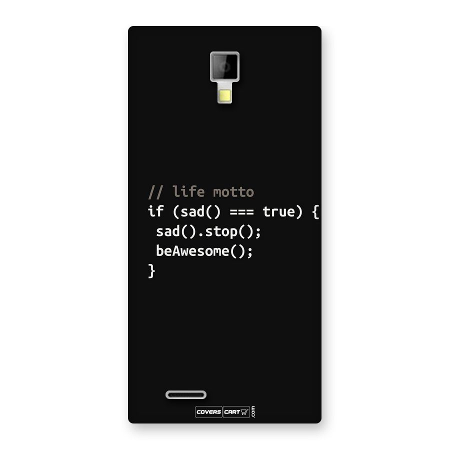 Programmers Life Back Case for Micromax Canvas Xpress A99