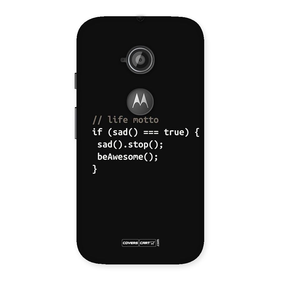Programmers Life Back Case for Moto E 2nd Gen