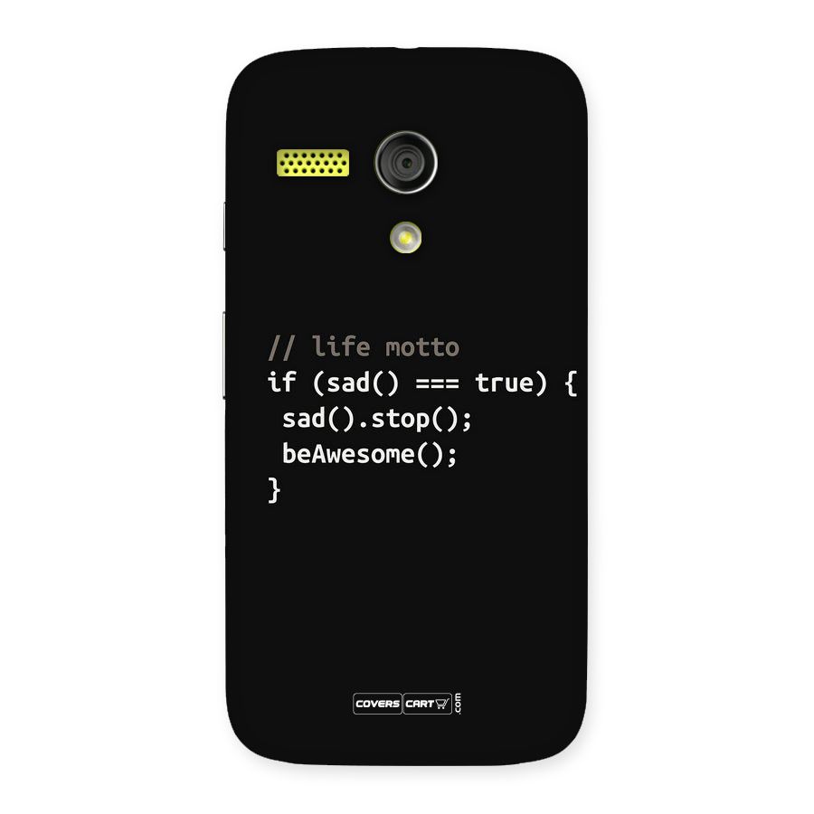 Programmers Life Back Case for Moto G