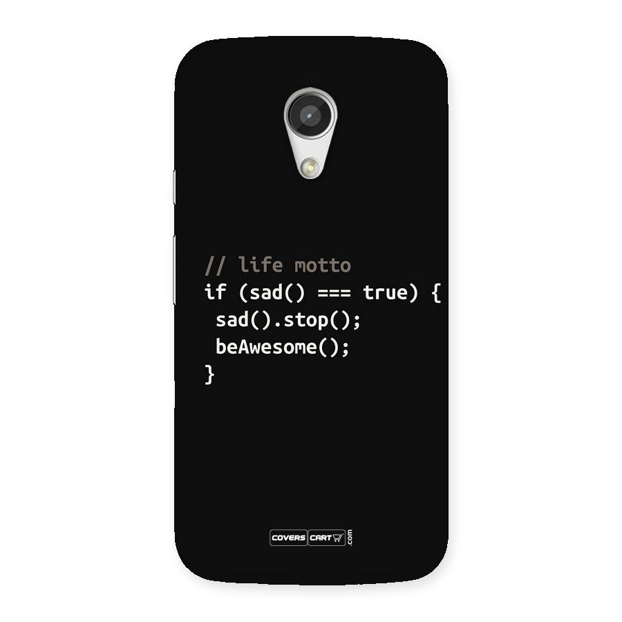 Programmers Life Back Case for Moto G 2nd Gen