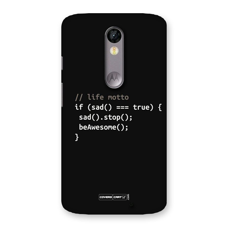 Programmers Life Back Case for Moto X Force