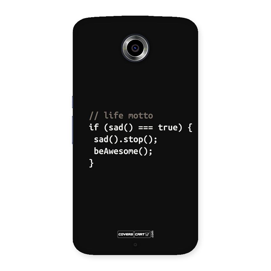 Programmers Life Back Case for Nexsus 6