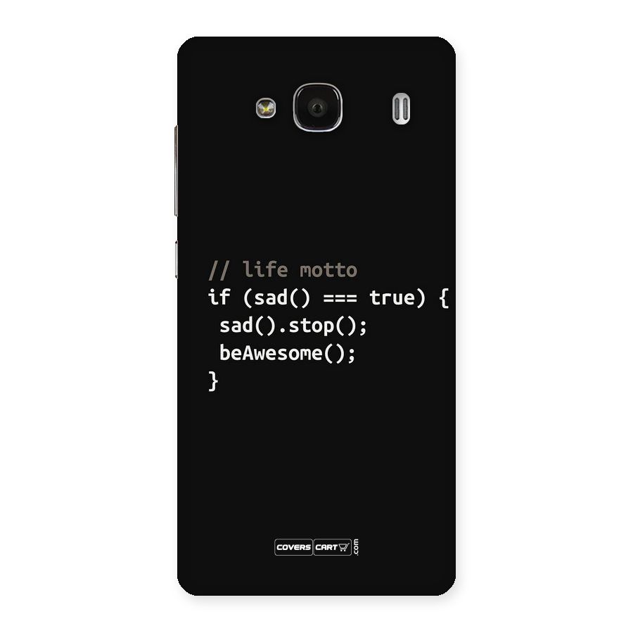 Programmers Life Back Case for Redmi 2 Prime