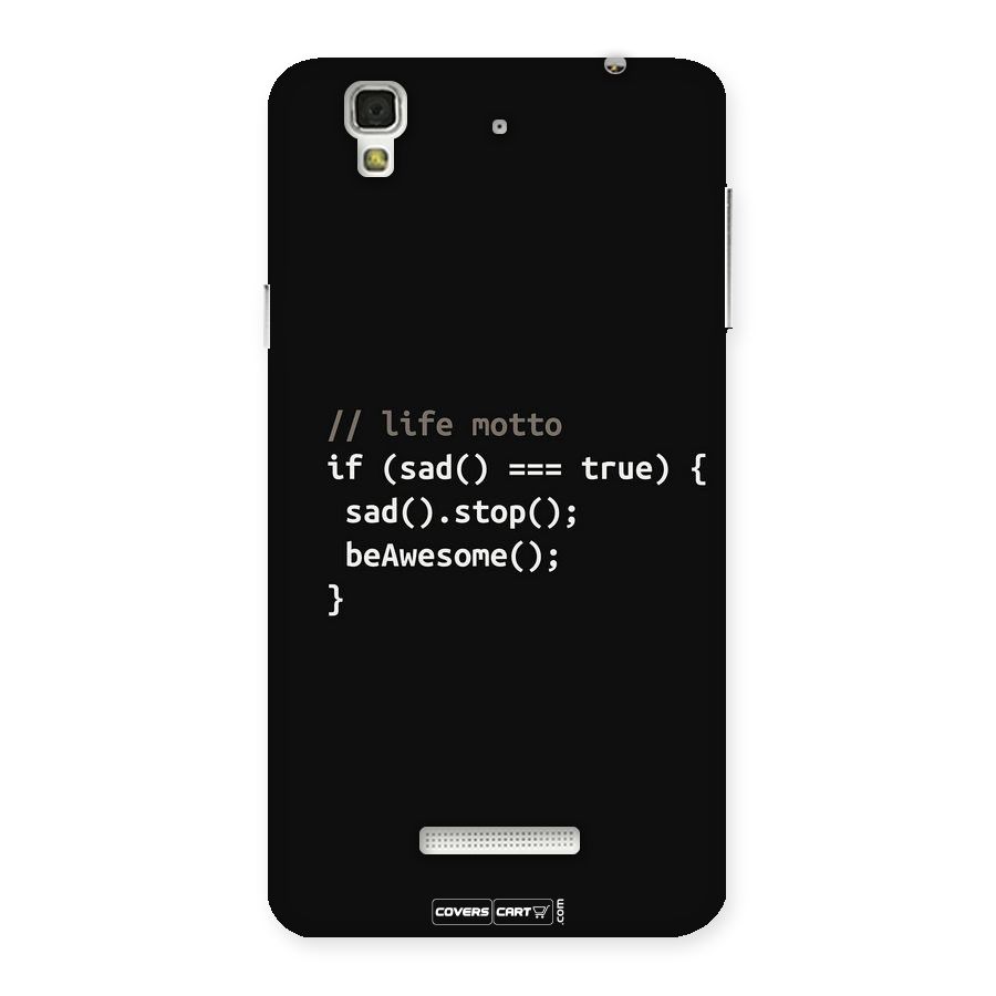Programmers Life Back Case for YU Yureka Plus