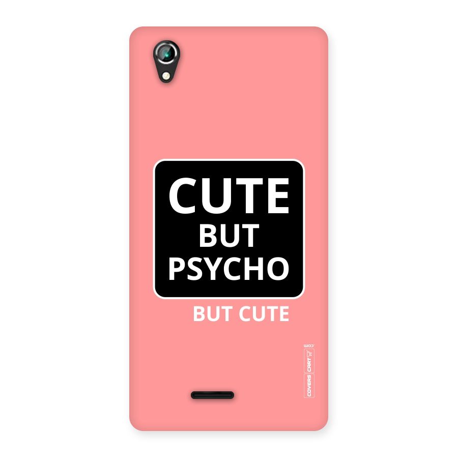 Psycho But Cute Back Case for Lava Iris 800