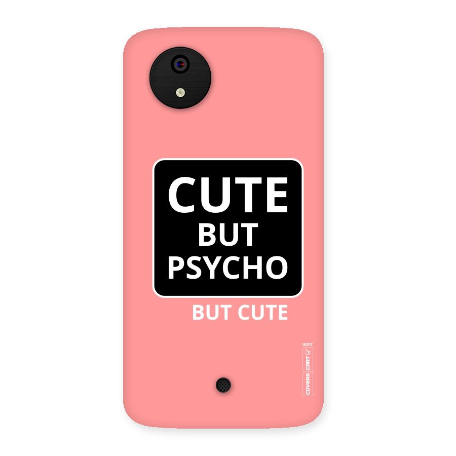 Psycho But Cute Back Case for Micromax Canvas A1
