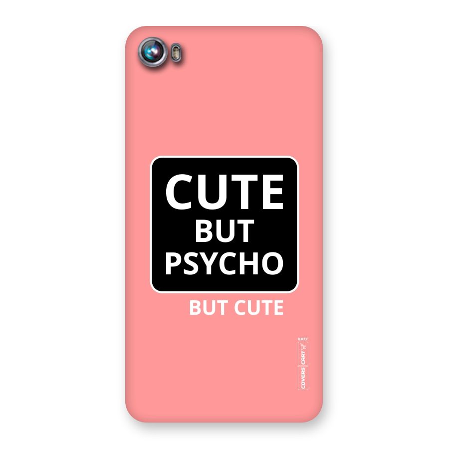 Psycho But Cute Back Case for Micromax Canvas Fire 4 A107
