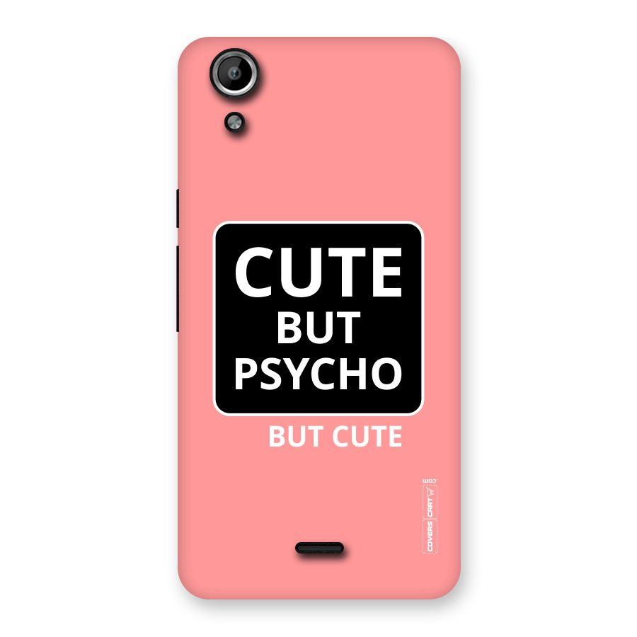 Psycho But Cute Back Case for Micromax Canvas Selfie Lens Q345
