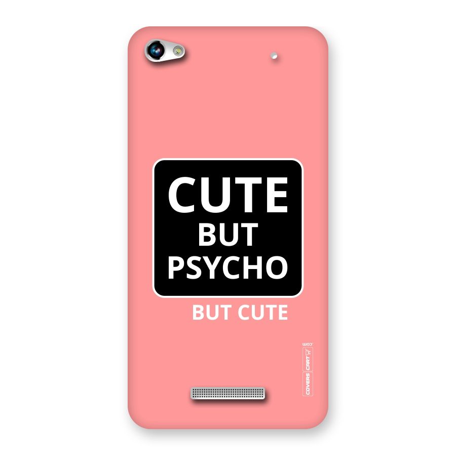 Psycho But Cute Back Case for Micromax Hue 2