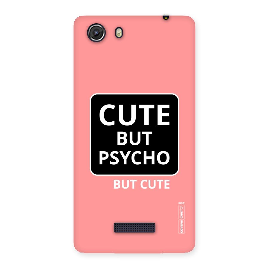 Psycho But Cute Back Case for Micromax Unite 3