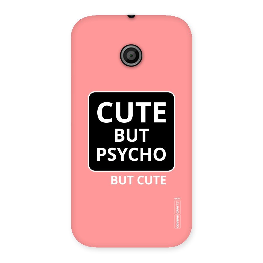 Psycho But Cute Back Case for Moto E
