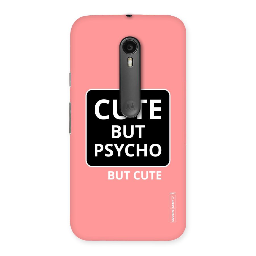 Psycho But Cute Back Case for Moto G3