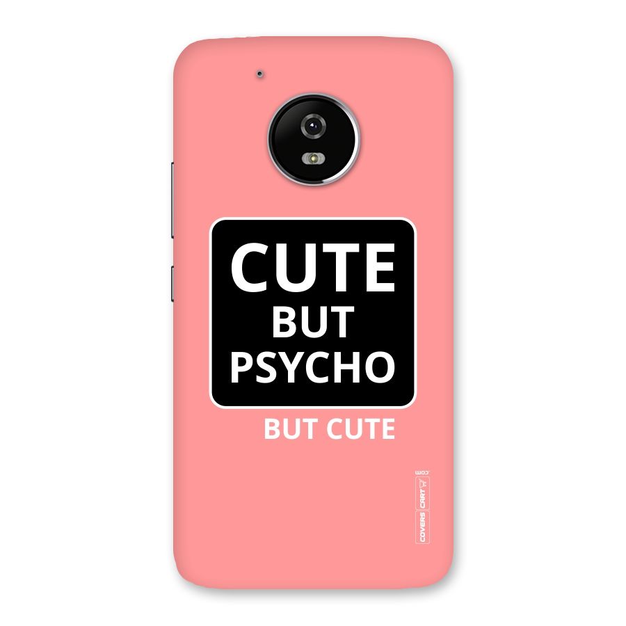 Psycho But Cute Back Case for Moto G5