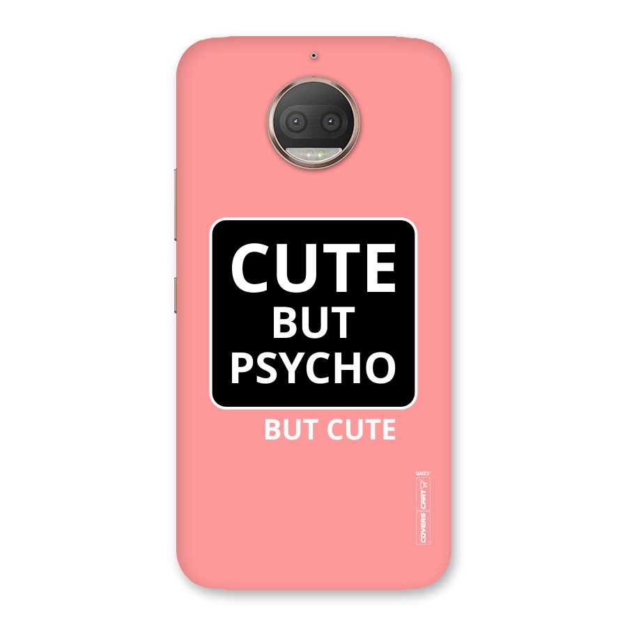 Psycho But Cute Back Case for Moto G5s Plus
