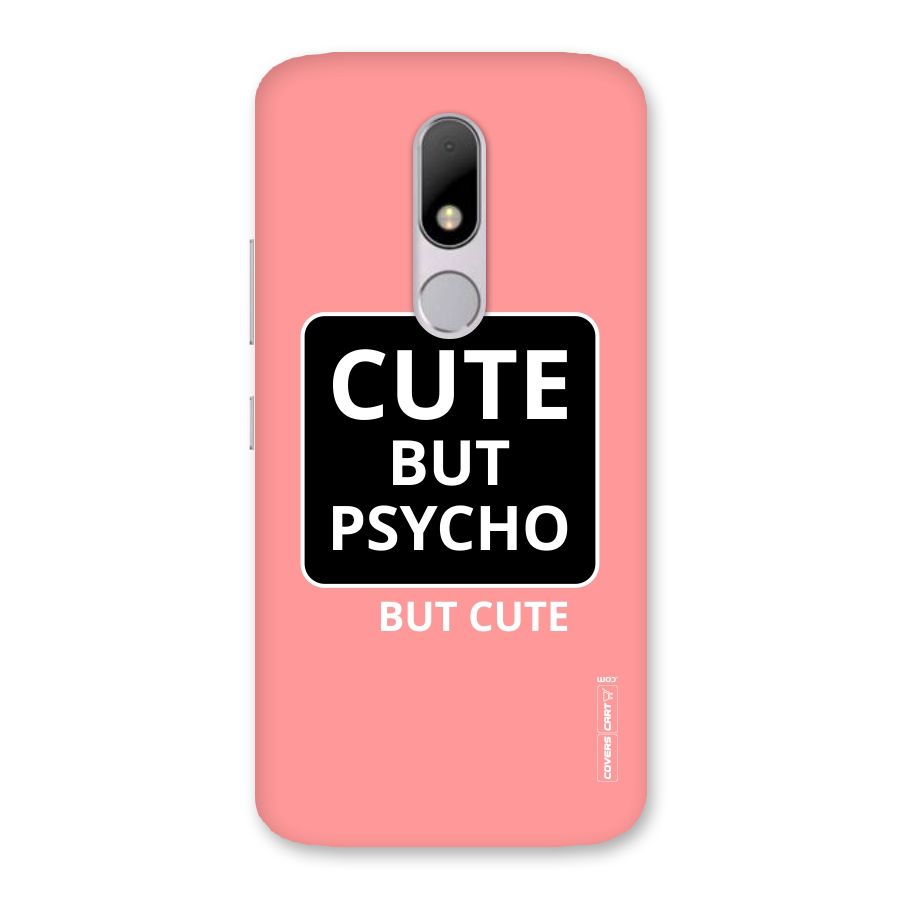 Psycho But Cute Back Case for Moto M