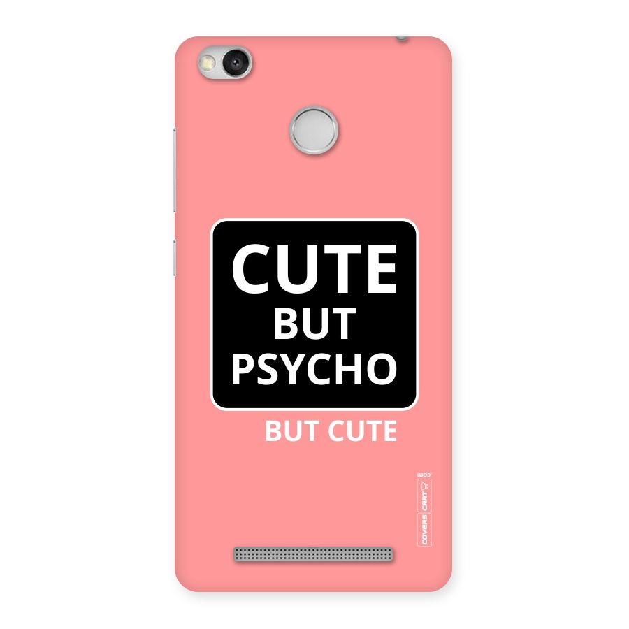 Psycho But Cute Back Case for Redmi 3S Prime