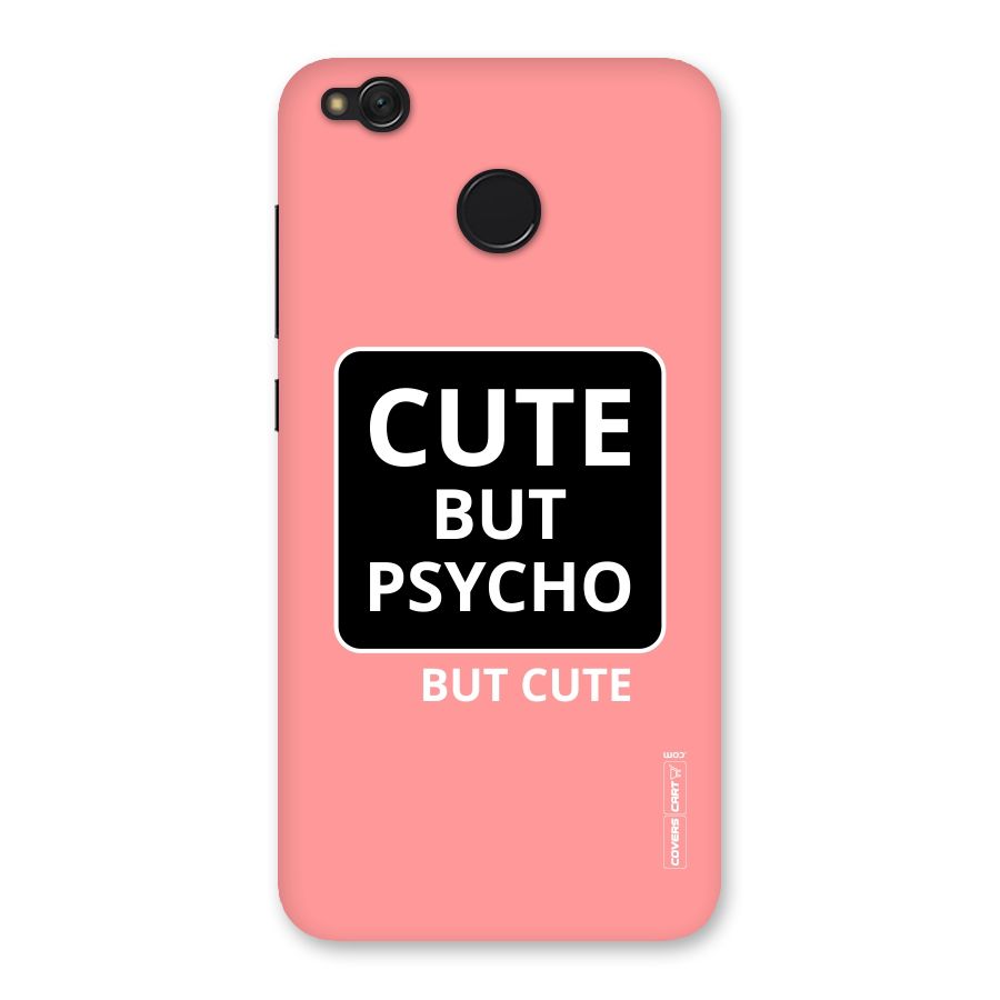Psycho But Cute Back Case for Redmi 4