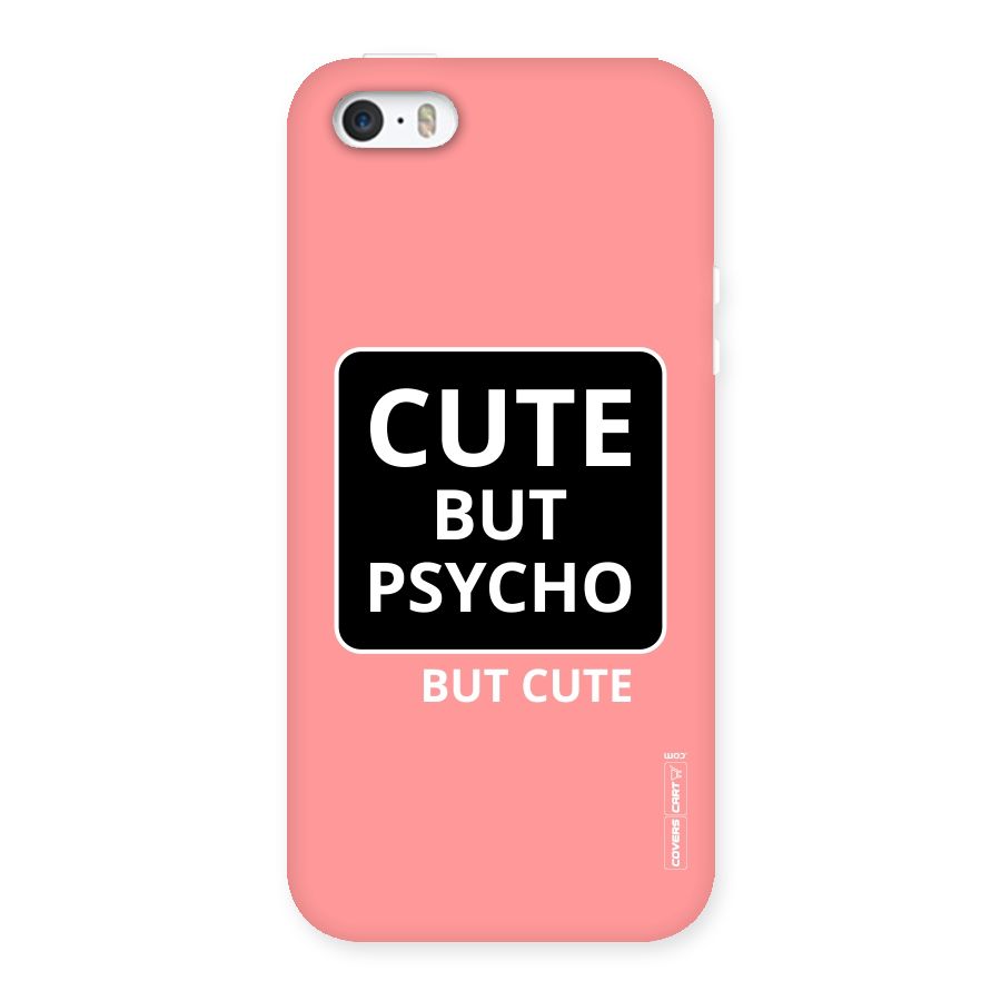 Psycho But Cute Back Case for iPhone SE
