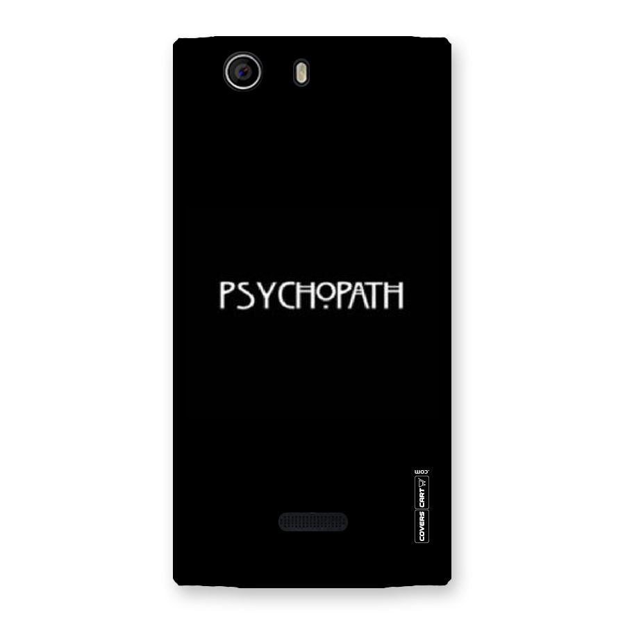 Psycopath Alert Back Case for Canvas Nitro 2 E311