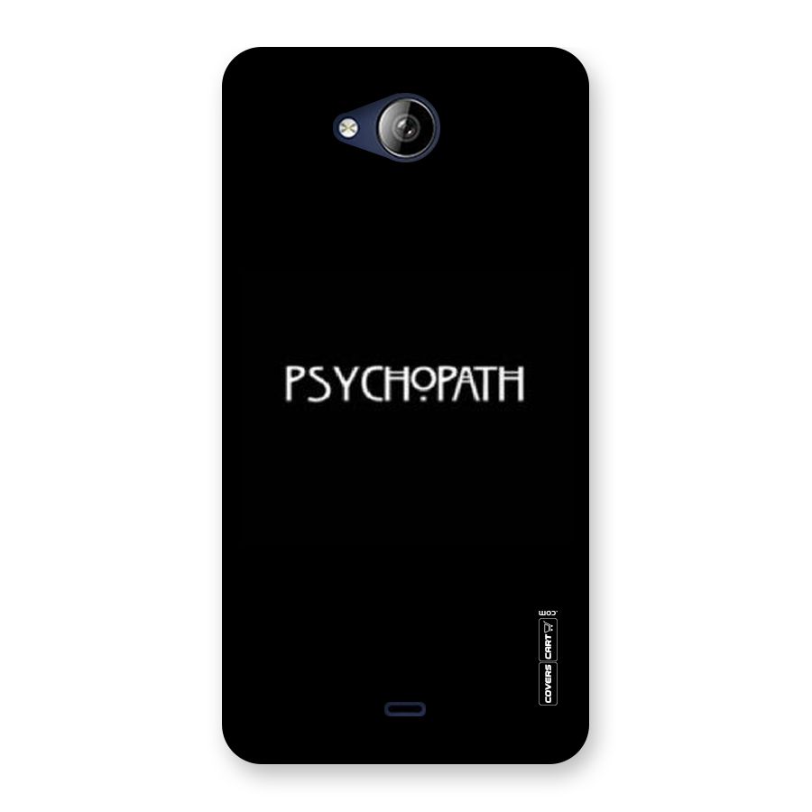Psycopath Alert Back Case for Canvas Play Q355