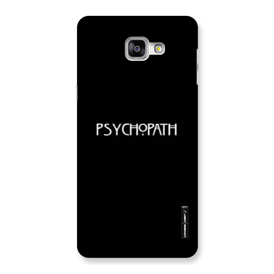 Psycopath Alert Back Case for Galaxy A9