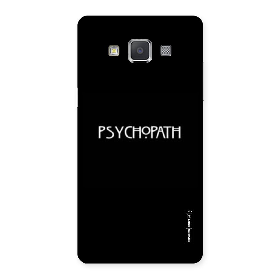 Psycopath Alert Back Case for Galaxy Grand Max