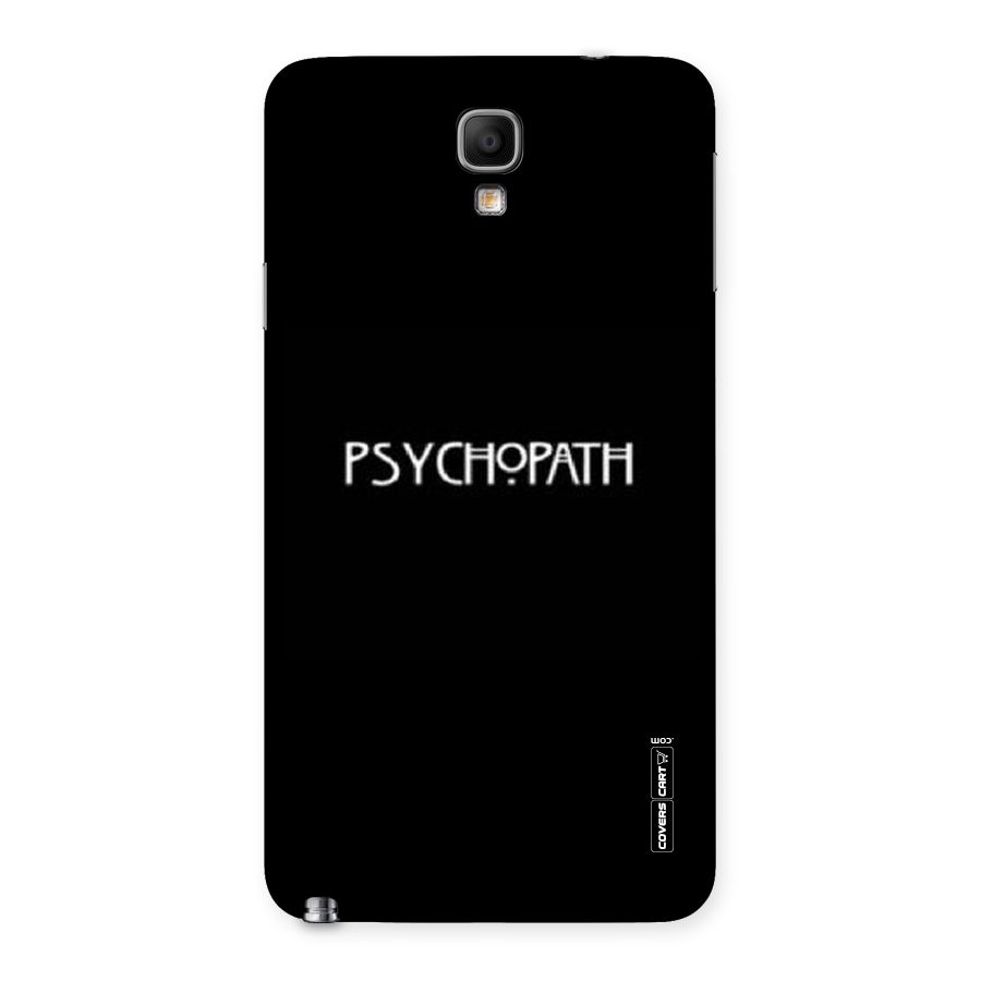 Psycopath Alert Back Case for Galaxy Note 3 Neo