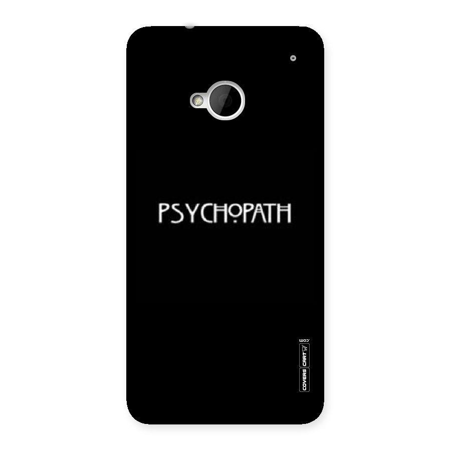Psycopath Alert Back Case for HTC One M7