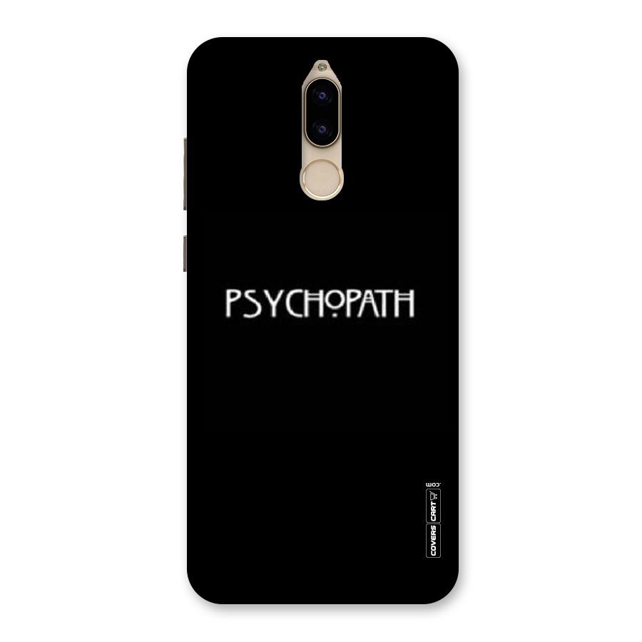 Psycopath Alert Back Case for Honor 9i
