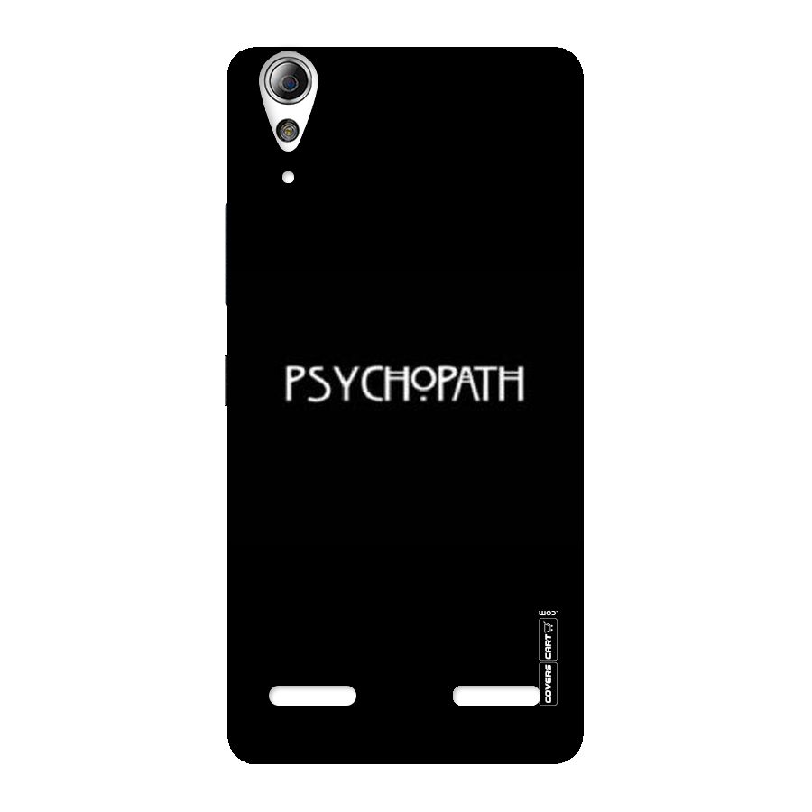 Psycopath Alert Back Case for Lenovo A6000