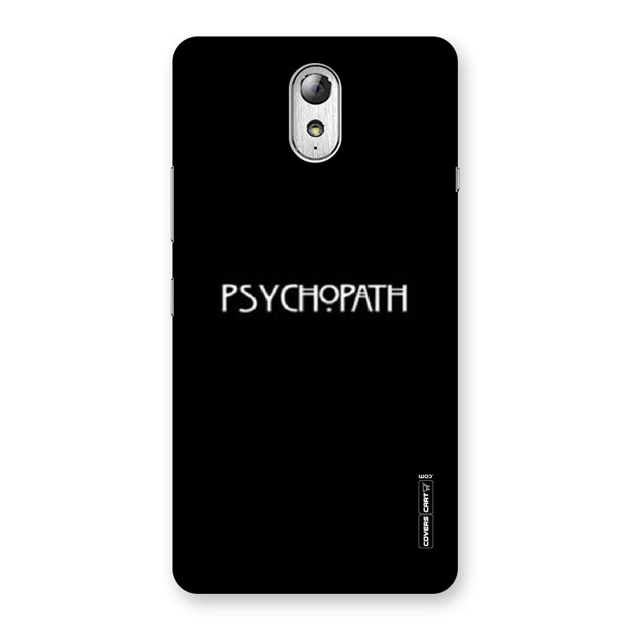 Psycopath Alert Back Case for Lenovo Vibe P1M