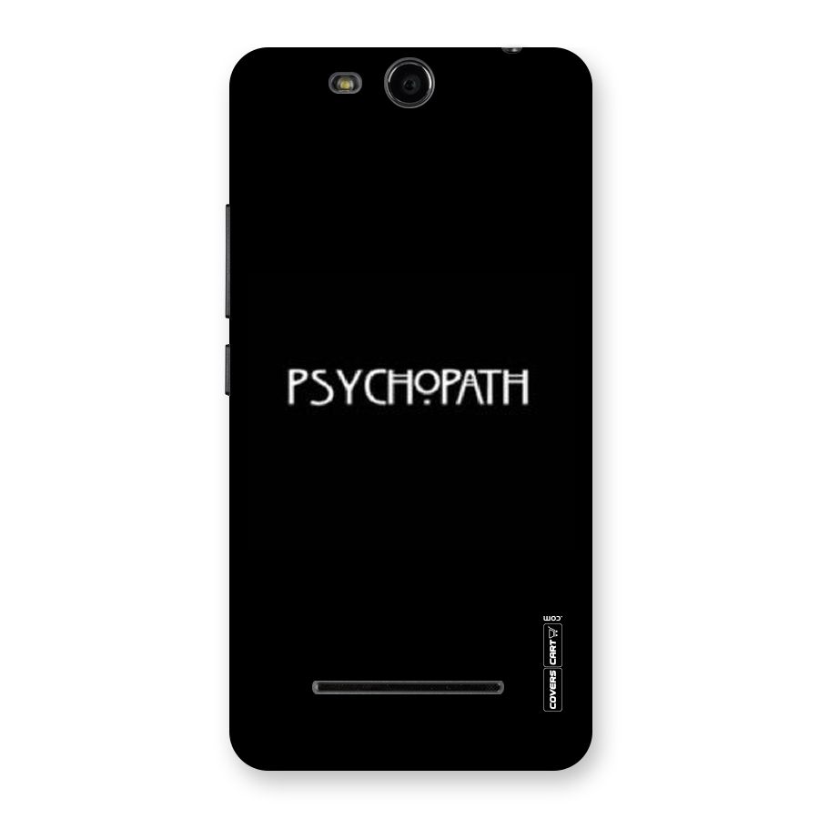 Psycopath Alert Back Case for Micromax Canvas Juice 3 Q392