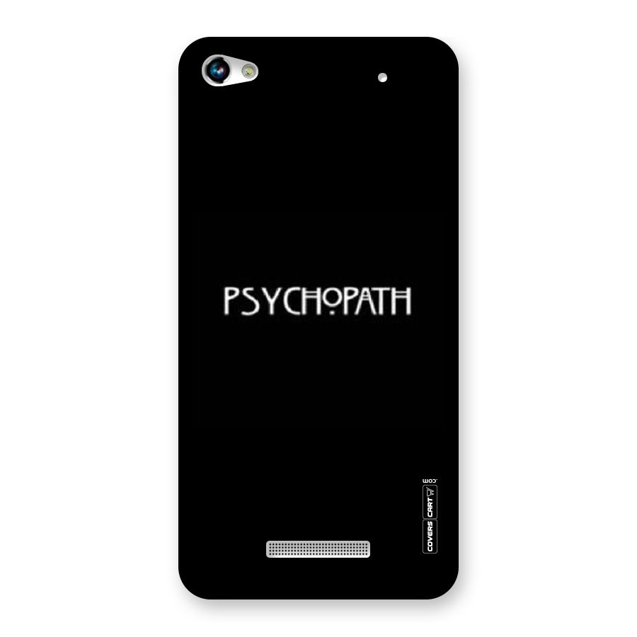 Psycopath Alert Back Case for Micromax Hue 2