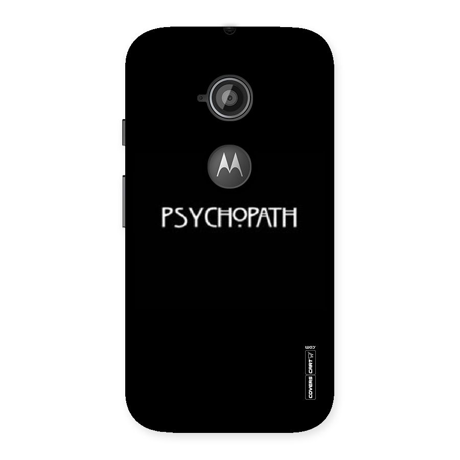Psycopath Alert Back Case for Moto E 2nd Gen