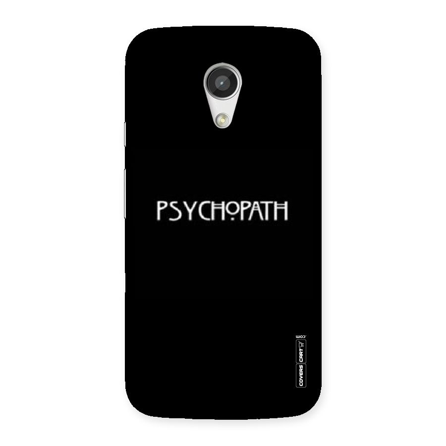 Psycopath Alert Back Case for Moto G 2nd Gen