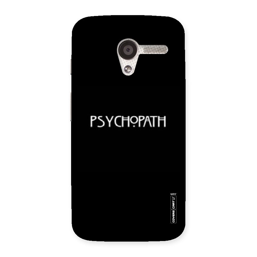 Psycopath Alert Back Case for Moto X
