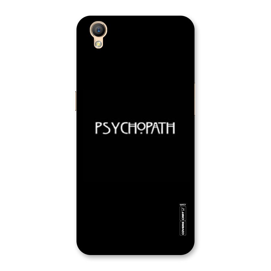 Psycopath Alert Back Case for Oppo A37