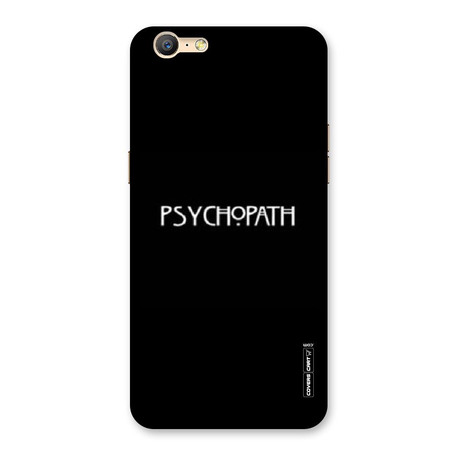 Psycopath Alert Back Case for Oppo A57
