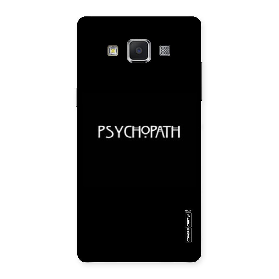 Psycopath Alert Back Case for Samsung Galaxy A5