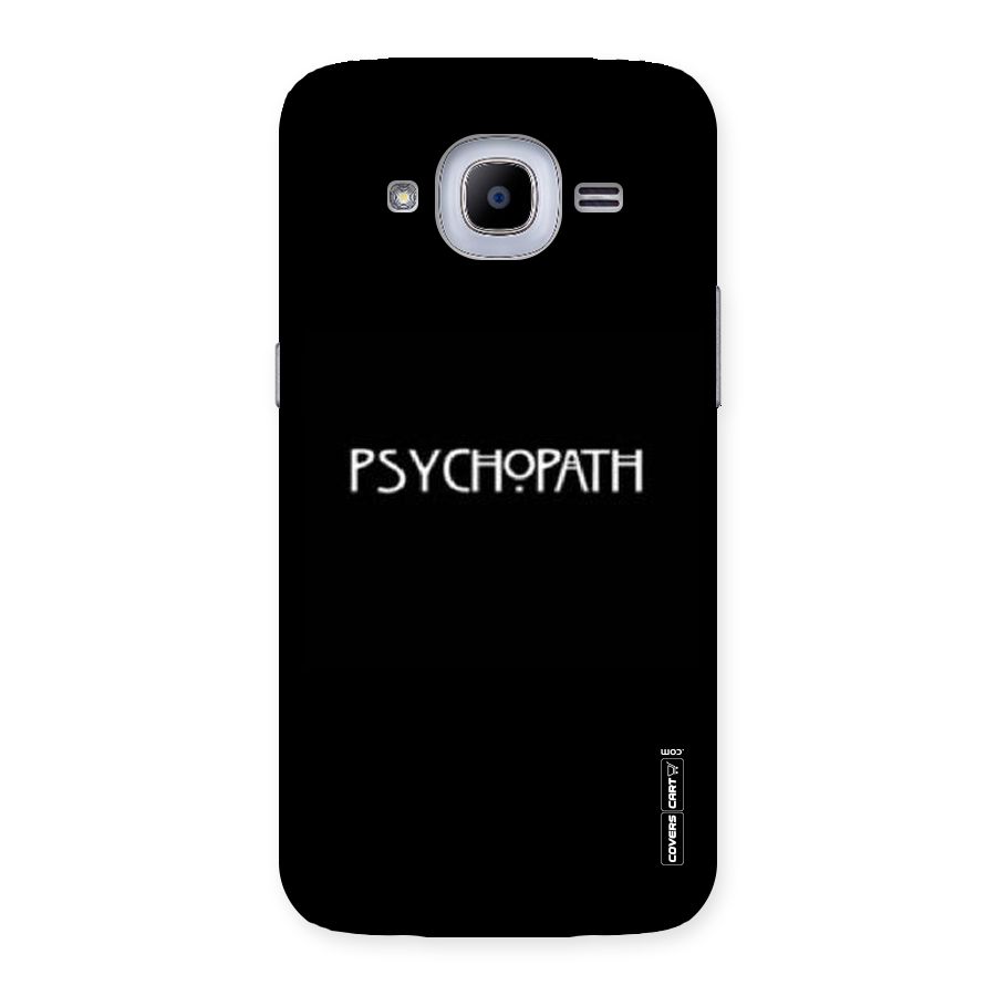 Psycopath Alert Back Case for Samsung Galaxy J2 Pro